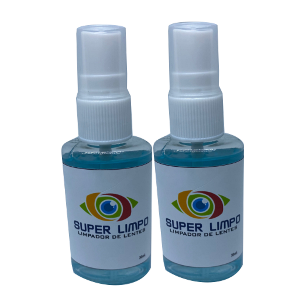 KIT 12 Spray Limpador de Lentes de Câmeras Fotográficas e Óculos 30ml