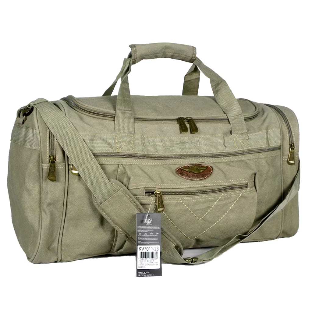 Bolsa Mala De Viagem Lona Reforçada KVN 60L KV7011-23 / KV7012-23.
