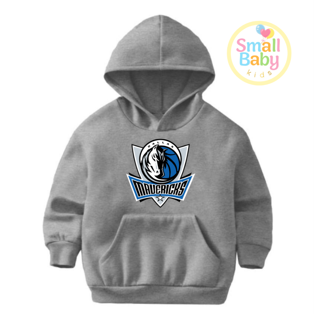 Blusa Moletom Infantil/Juvenil Unissex Times de Basquete USA Dallas Mavericks