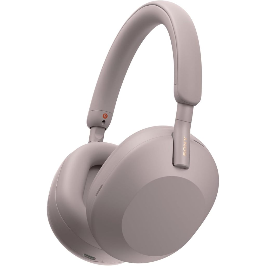 Sony WH-1000XM5 Os melhores fones de ouvido sem fio - cancelamento de ruidos automatico, ROSA FUMÊ - Audio