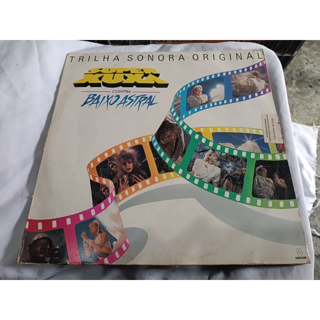 Lp Super Xuxa Contra O Baixo Astral Trilha Sonora C Encarte
