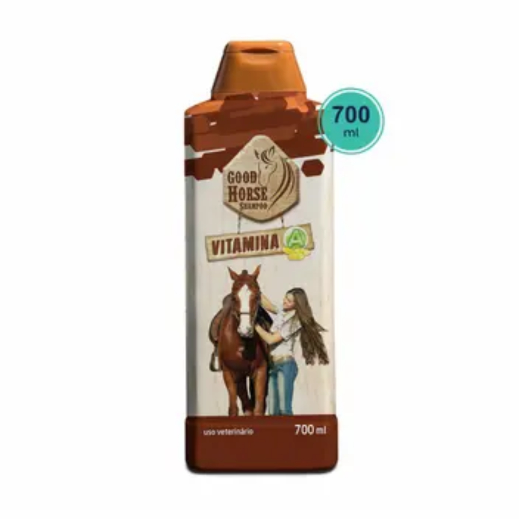 SHAMPOO GOOD HORSE VIT.A 700ML - Fortalecimento e Brilho para seu Cavalo