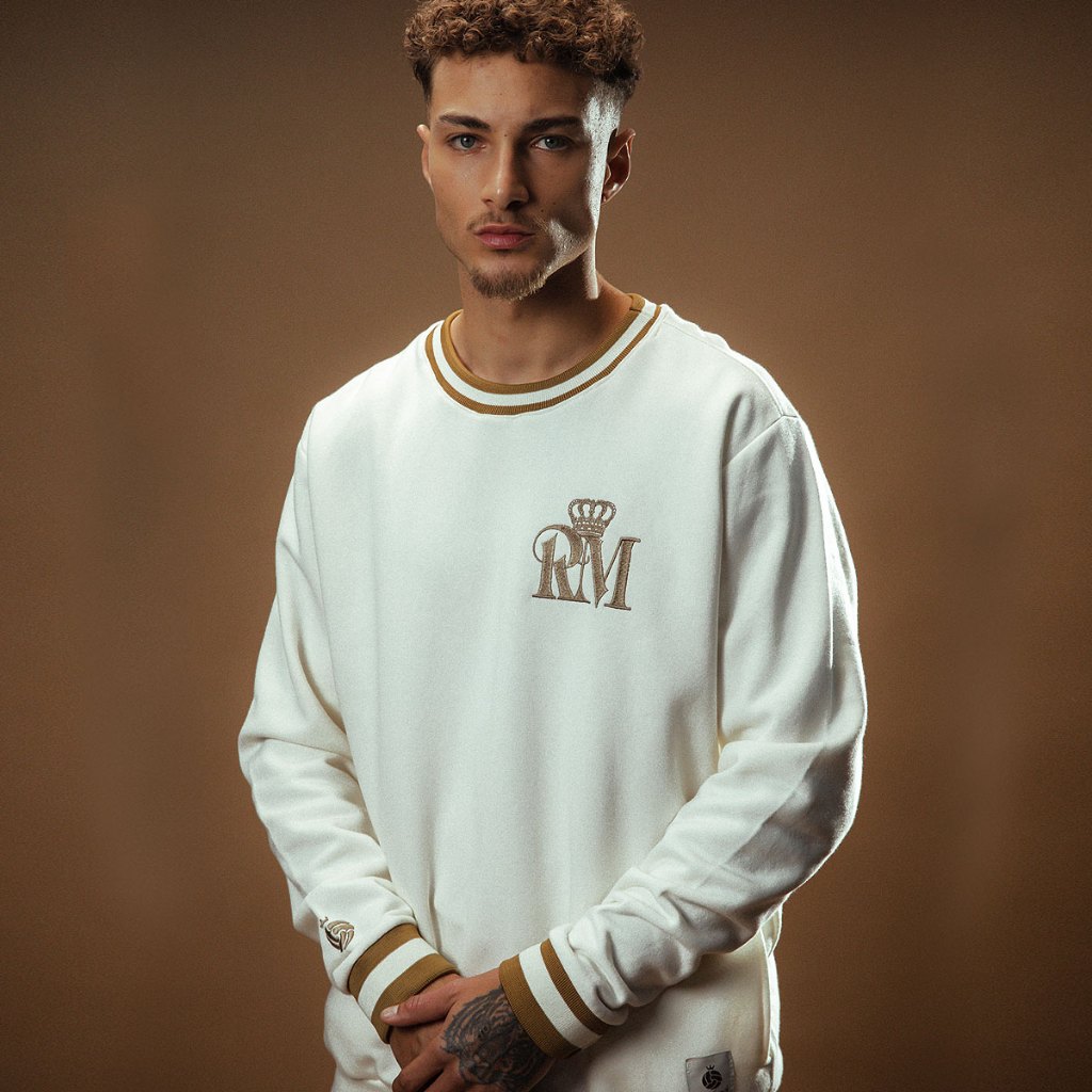 Moletom Real Madrid Retrô Masculino Oficial em Oferta na Shopee