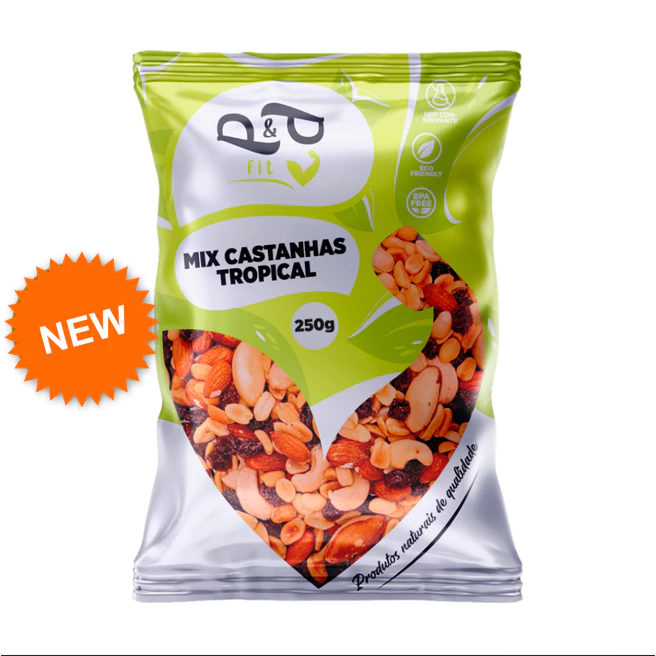Mix Castanha Tropical Nuts Saudável Nozes, Amêndoas, Castanha Para/Caju Uva Passa Amendoim Gojiberry — imagem 1