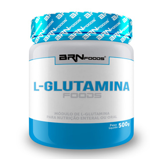 L-Glutamina 100% Pura Importada 500g BRNFOODS em Oferta na Shopee