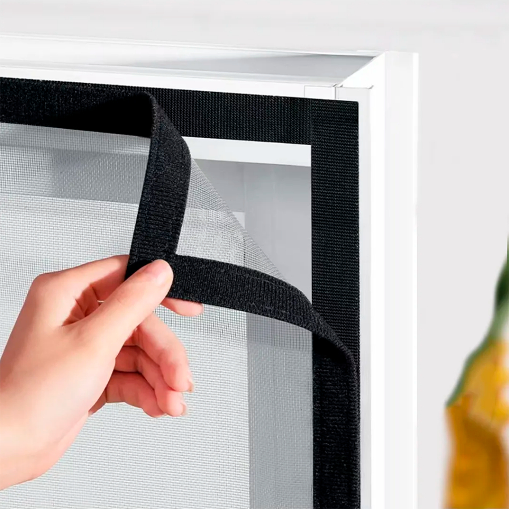 Tela Mosquiteira Rede Fácil Instalação de Velcro Grande Anti Mosquito em Oferta na Shopee