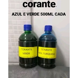 corante para Produtos de Limpeza em Geral 2 unidades de 500ml cada azul e verde v2 em Oferta na Shopee