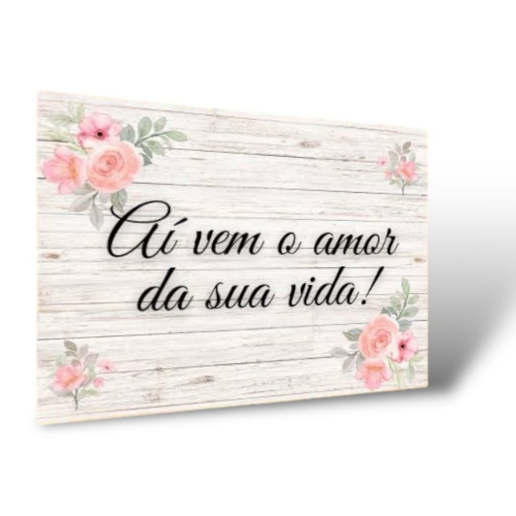 Quadros Placa Casamento Entrada  Jesus convidado De Honra, ai vem o amor de sua vida la vem a noiva
