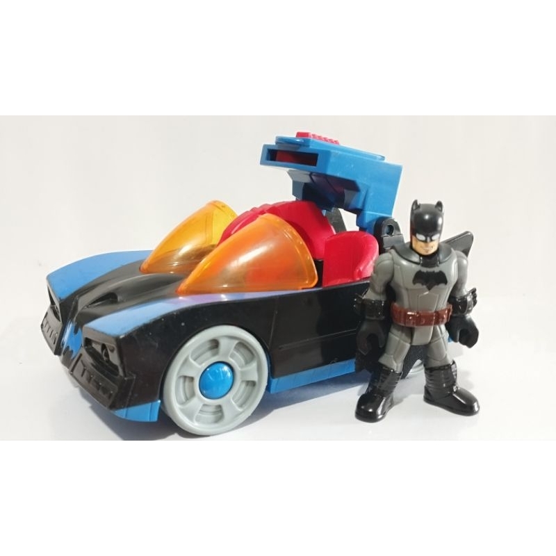 Brinquedo Imaginext Batman Batmóvel Com Luz Super Friends