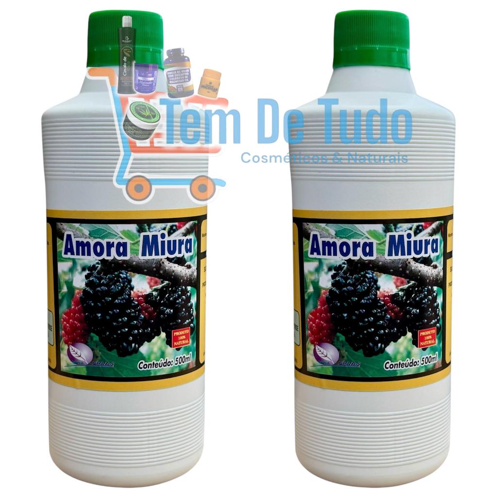 Garrafa BRANCA Amora 500ml (Cada Uma)