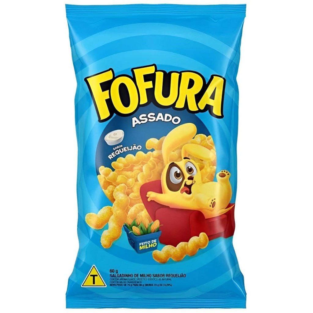 Salgadinho Fofura Requeijão 60g Lucky em Oferta na Shopee