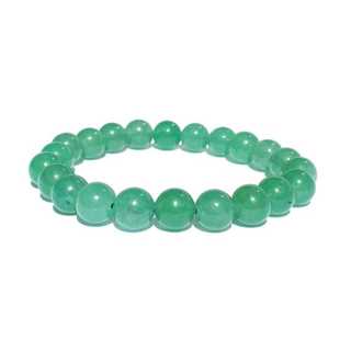 Pulseira De Pedra Natural Quartzo Verde Natural Esfera Tamanho 8 Mm - Pedra Da Saùde em Oferta na Shopee