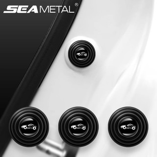 SEAMETAL Kit 10 Amortecedor de Porta de Carro - Almofada de Silicone Botão de Borracha Anticolisão
