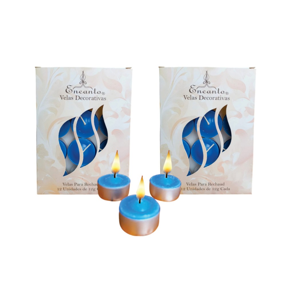 Velas Aromáticas Lavanda 24 Unidades Recho em Oferta na Shopee