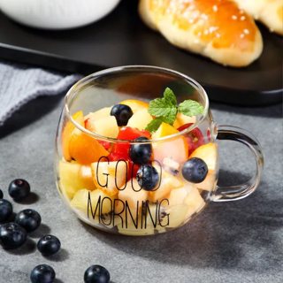 Kit Caneca Martelada ou Good Morning Copo Vidro Para Café Chá em Oferta na Shopee