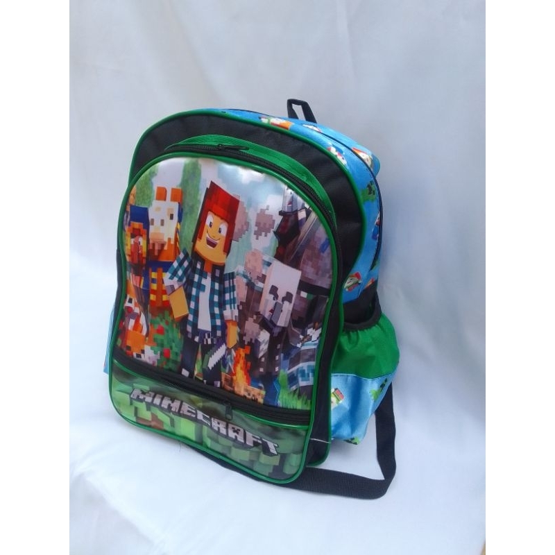 Mochila escolar grande Minicraft
