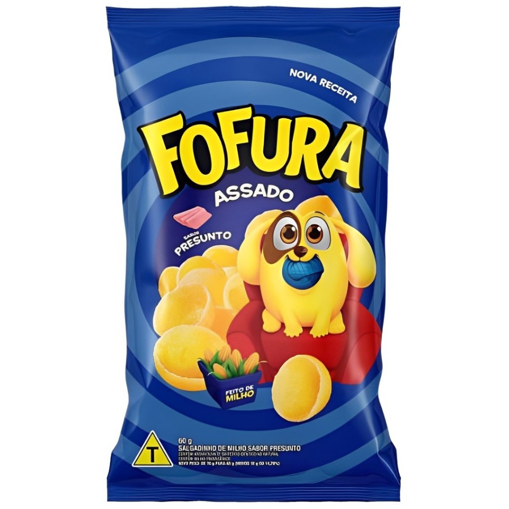Salgadinho Fofura Presunto 60g Lucky em Oferta na Shopee
