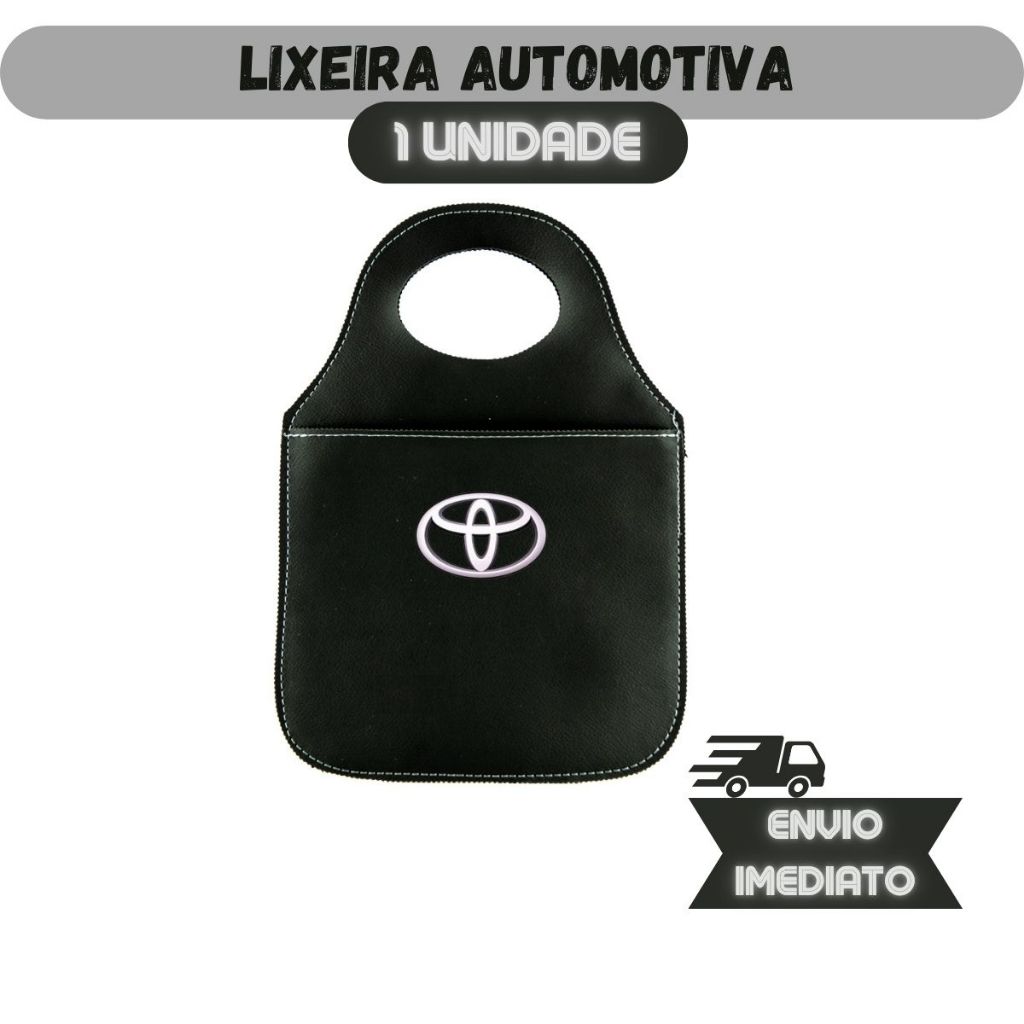 Lixeira Carro Universal Personalizado Todas as Marcas Couro em Oferta na Shopee