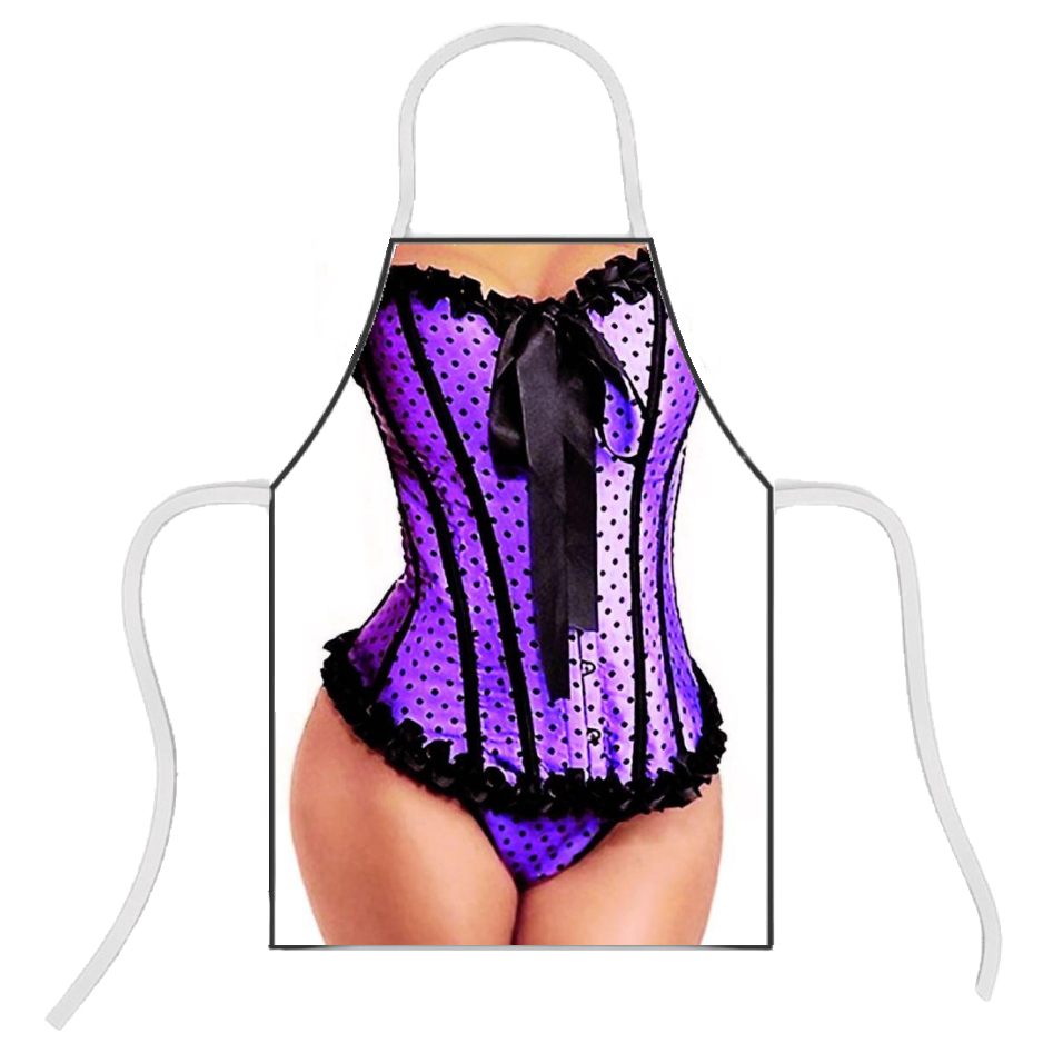 Avental Divertido Cozinha Despedida de Solteira - Chá de Cozinha - Chá de lingerie - CORPETE - Mulher