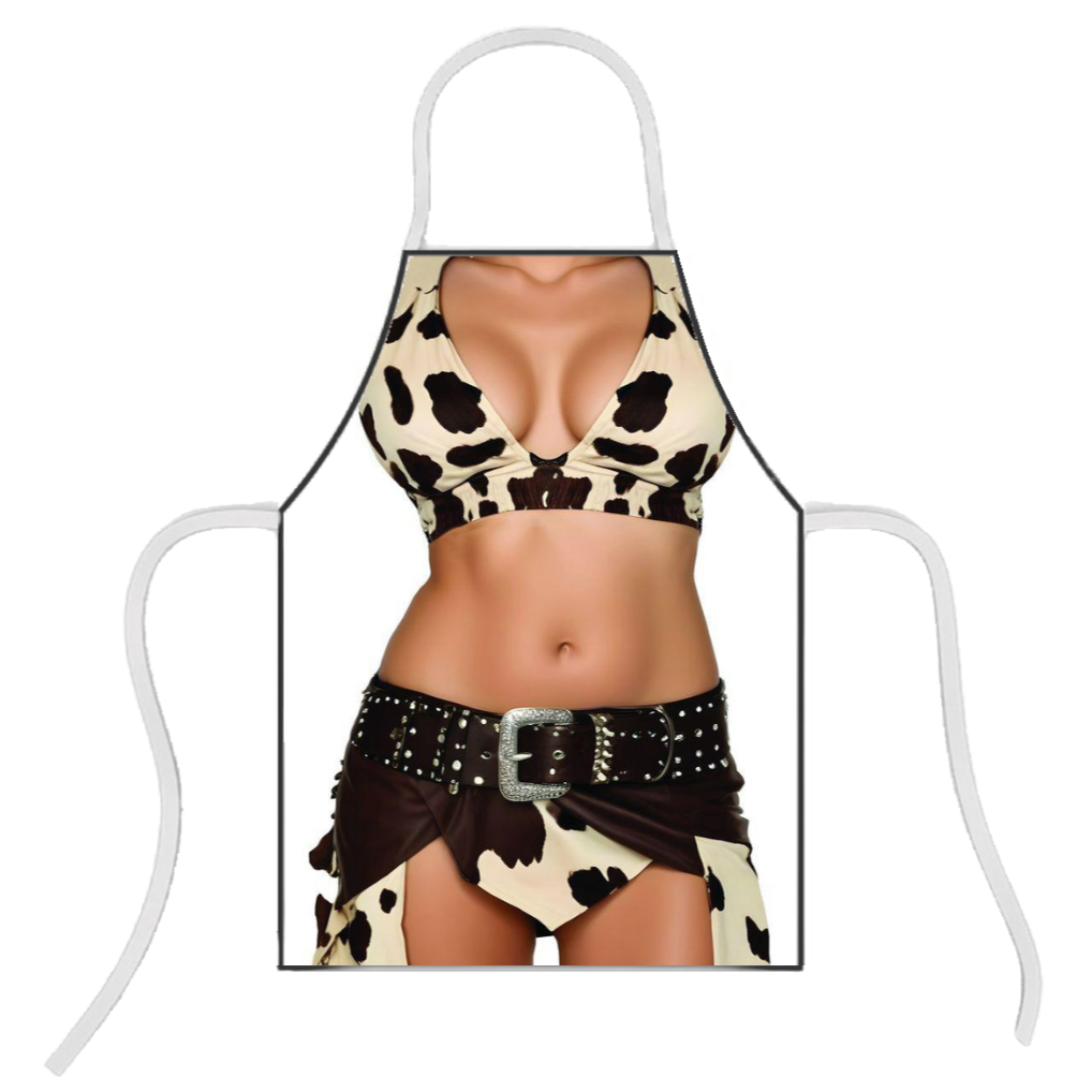 Avental Divertido Cozinha Despedida de Solteira - Chá de Cozinha - Chá de lingerie - COUNTRY - Mulher
