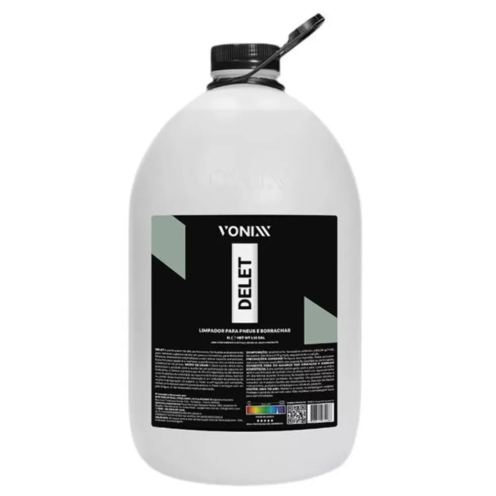 DELET LIMPADOR P/ PNEUS E BORRACHAS 5L - VONIXX |