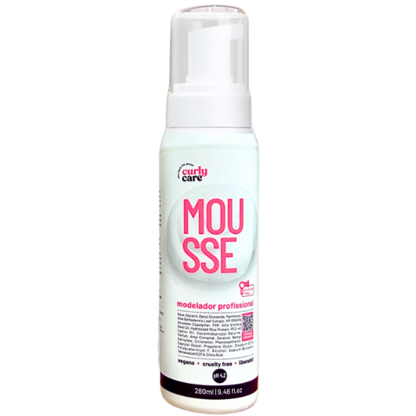Mousse Modelador Profissional Curly Care 280ml