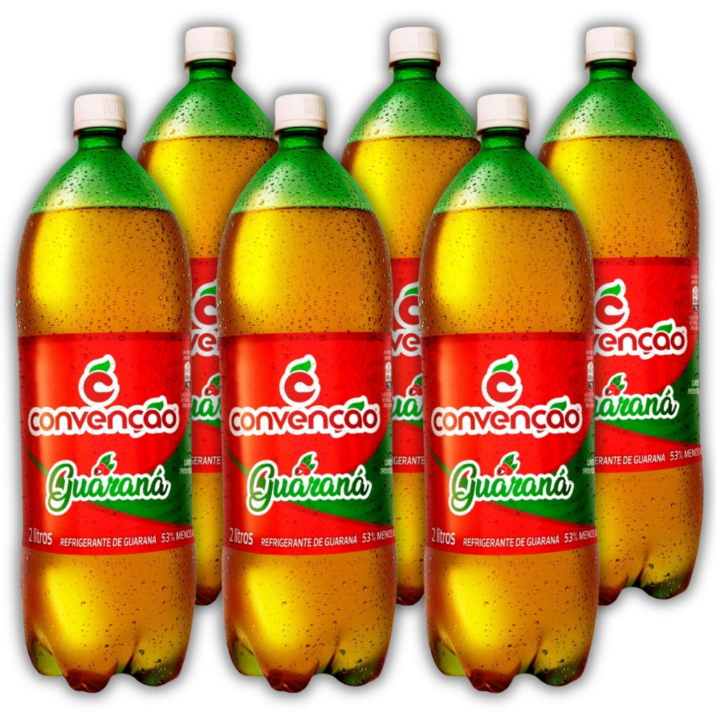 Refrigerante Convenção Guaraná Garrafa 2 Litros C/06 Unidades Refrigerante Convenção Guaraná Garrafa 2 Litros C/06 Unidades