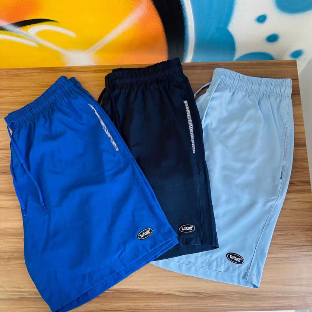 Ripfire Kit 3 Bermuda Masculina Short Academia Praia Dry Fit Tactel Elastano Verão