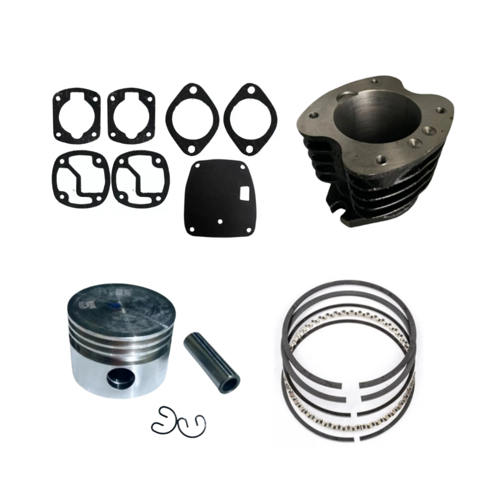 Kit de Junta, Pistão, Cilindo e Jogo de Anel Compressor Schulz Csv 10 Pro