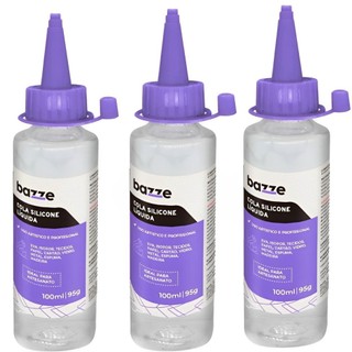 2/3 Cola Do Artesão Silicone Líquida 100ml Secagem Rápida Cola Para Tecido Pano Eva Madeira