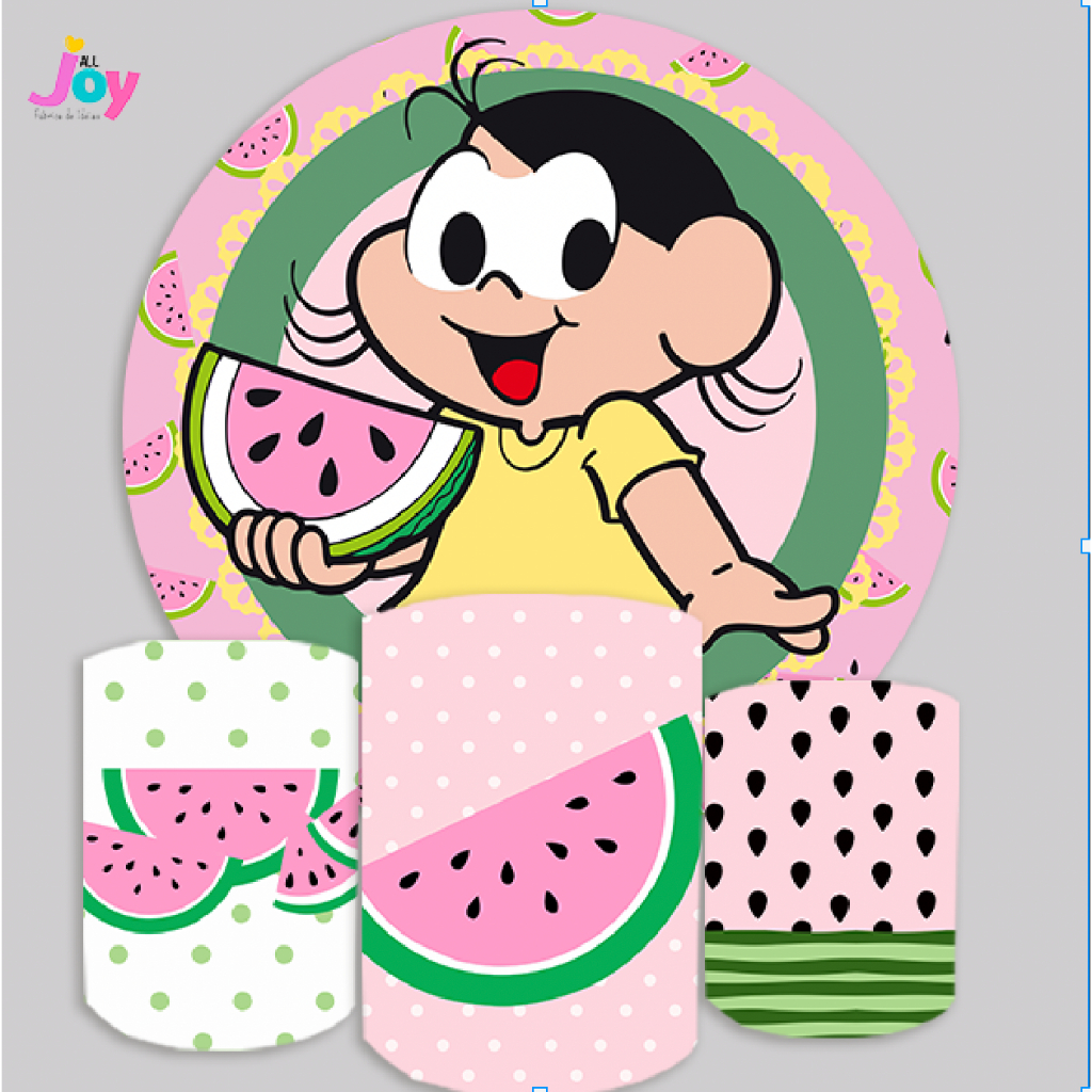 Kit Capas Painel + Cilindros Festas Aniversário Magali em Oferta na Shopee