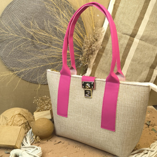 Gaby Show - Tropical Linha Premium, Bolsa De Praia, Alça de Ombro, Couro Sintético, Tecido, Viagem em Oferta na Shopee