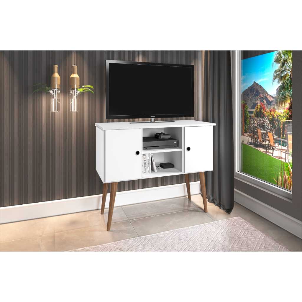 Rack Viena Sala Suporte Tv Polegadas Cores Sala Decoração