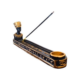 Incensário Vareta e Cone Queimador De Incenso Porta Incenso Egípcio Nefertiti Incensario em Oferta na Shopee