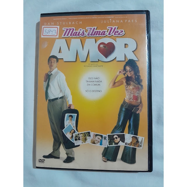 DVD MAIS UMA VEZ AMOR * DAN STULBACH * JULIANA PAES * ORIGINAL