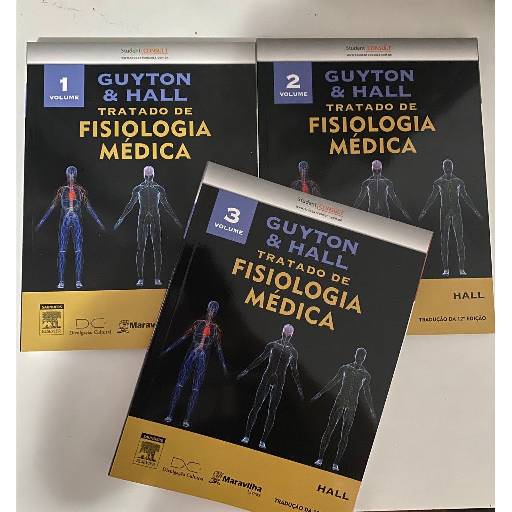 Kit Livros, Guyton & Hall - Tratado De Fisiologia Médica + Ortodontia LEVE DE BRINDE 6 DVDS PROCEDIMENTO CIRÚRGICO