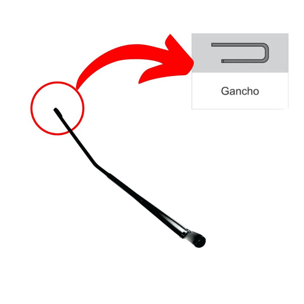 Braço Limpador Dianteiro Palio ou Palio Weekend  Siena Strada até 2000 e Doblo até 2002 em Oferta na Shopee