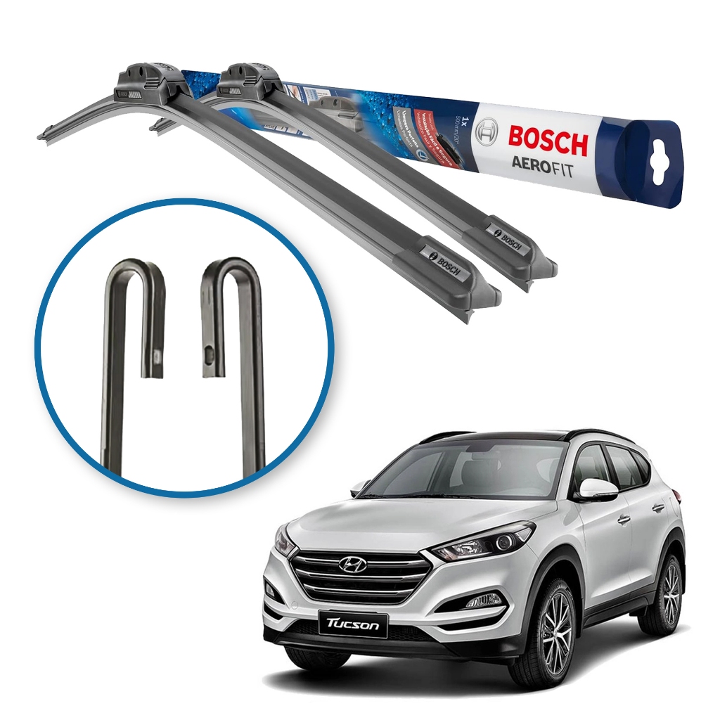Palheta Limpador Chuva Parabrisa Bosch Hyundai Tucson 2018 A 2024 em Oferta na Shopee