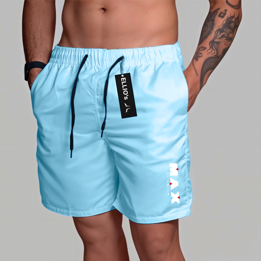 Bermuda Mauricinho Modelo Academia MAX TITANIUM 01 Ideal para lazer praia e esportes Promoção