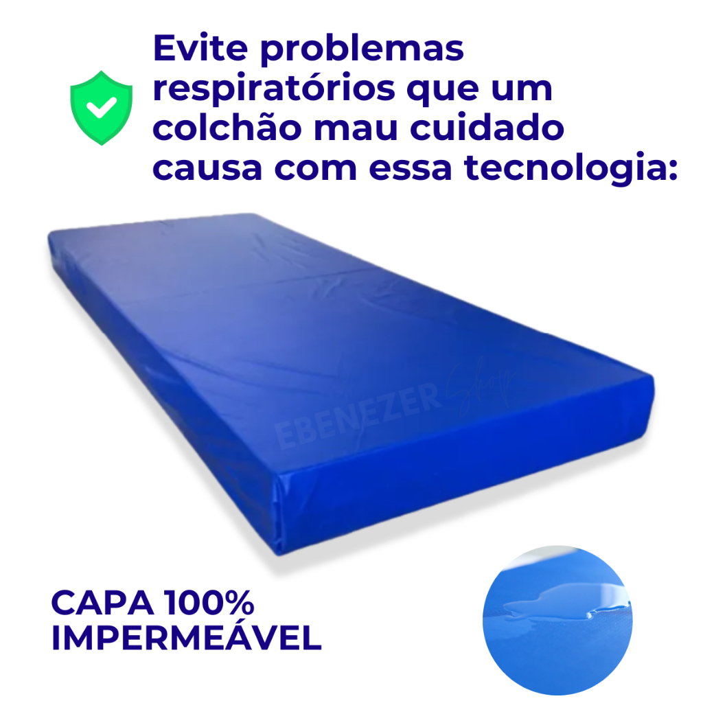 Capa Colchão Impermeável Antialérgico Silencioso Hospitalar Protetor Berço Solteiro Casal e Queen em Oferta na Shopee