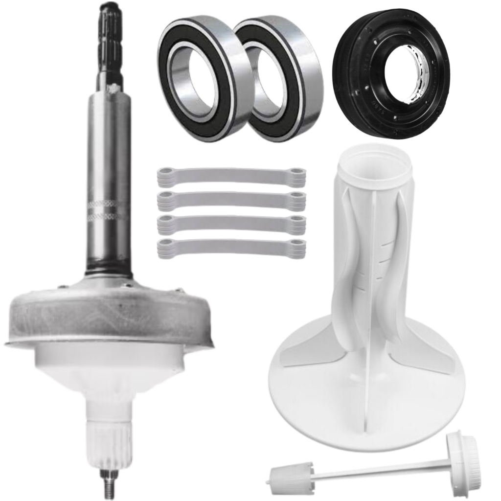 Kit Mecanismo Compativel Brastemp Eixo Curto Com Agitador Bwl11 Ative 11kg Lavadora Bwq24 Bwf24