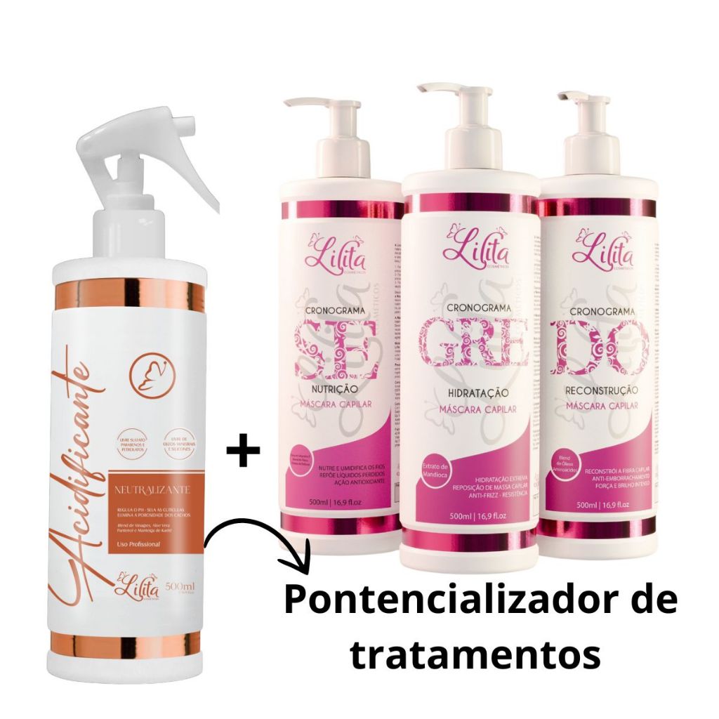 Acidificante + Cronograma Capilar  Tratamento Eficaz de Porosidade, Ressecamento e Controle do Frizz