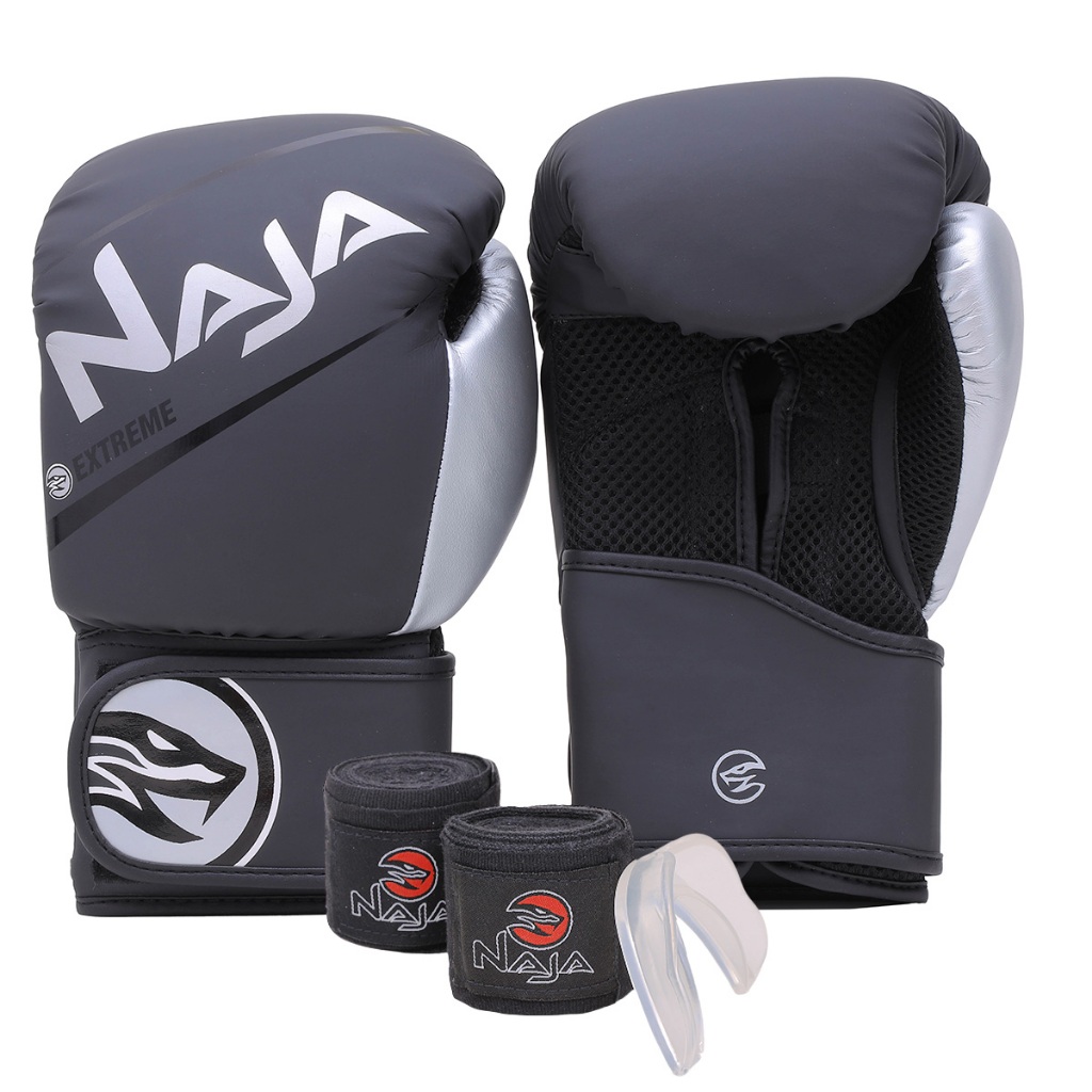 Detalhes do Kit Mma Boxe e Muay Thai Naja Extreme Ultra Profissional Para Treinos Intensos