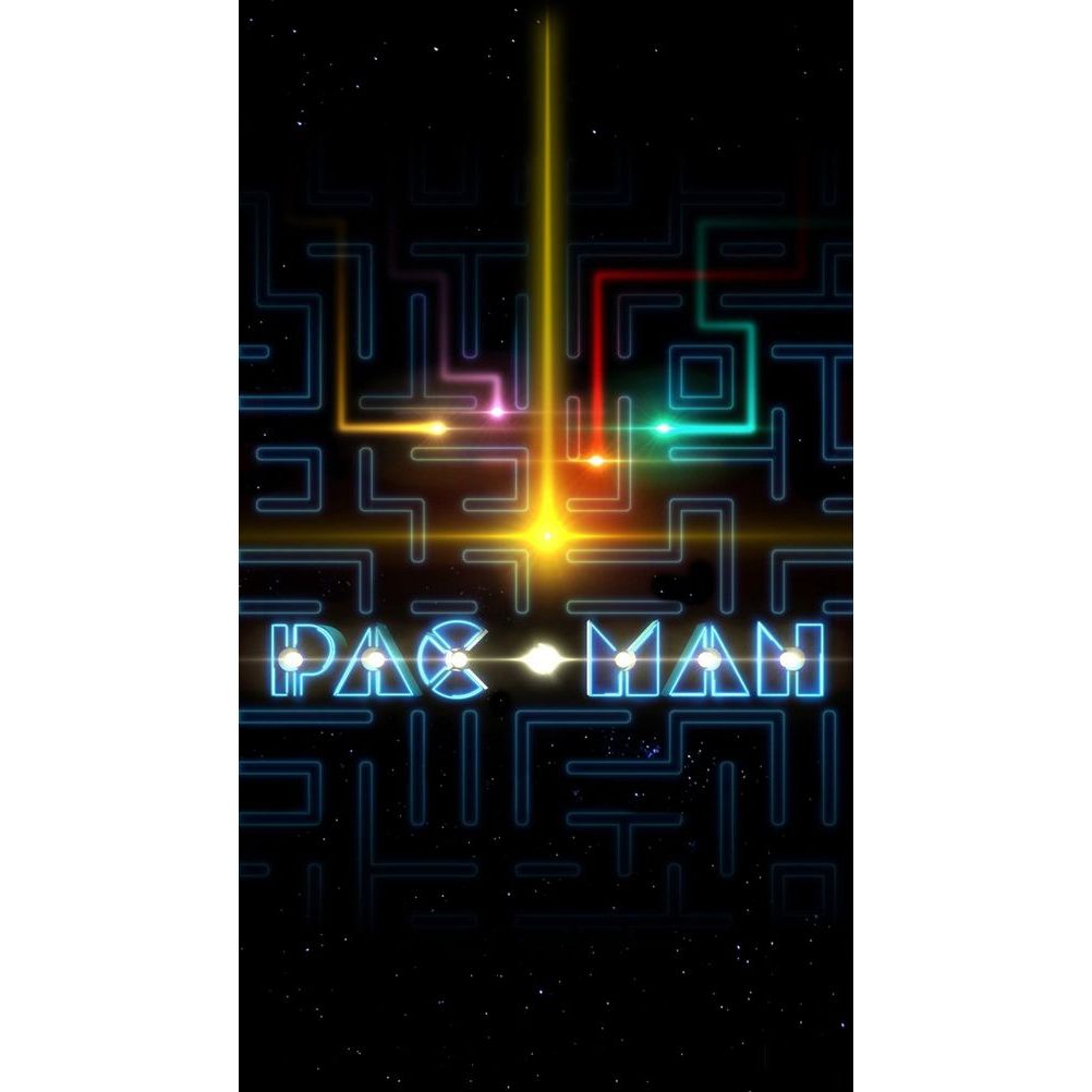Painel de Festa em Lona 2x2m Personalizado em Lona Fosca - Tema Pac Man