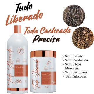 Kit Shampoo + Máscara Condicionante Cabelos Cacheados E Crespos em Oferta na Shopee