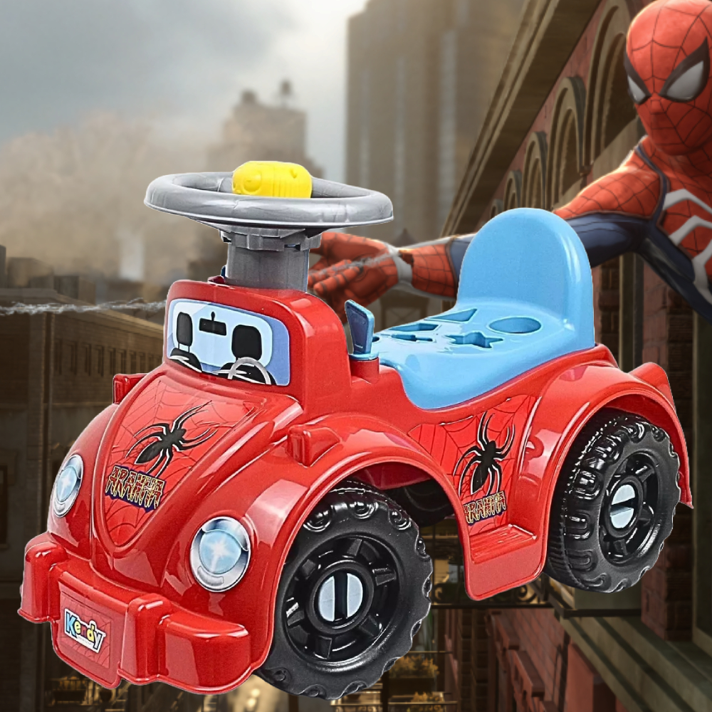 Andador Quadriculo Didático Vira-Volante Aranha Vermelho - Certificado Inmetro!