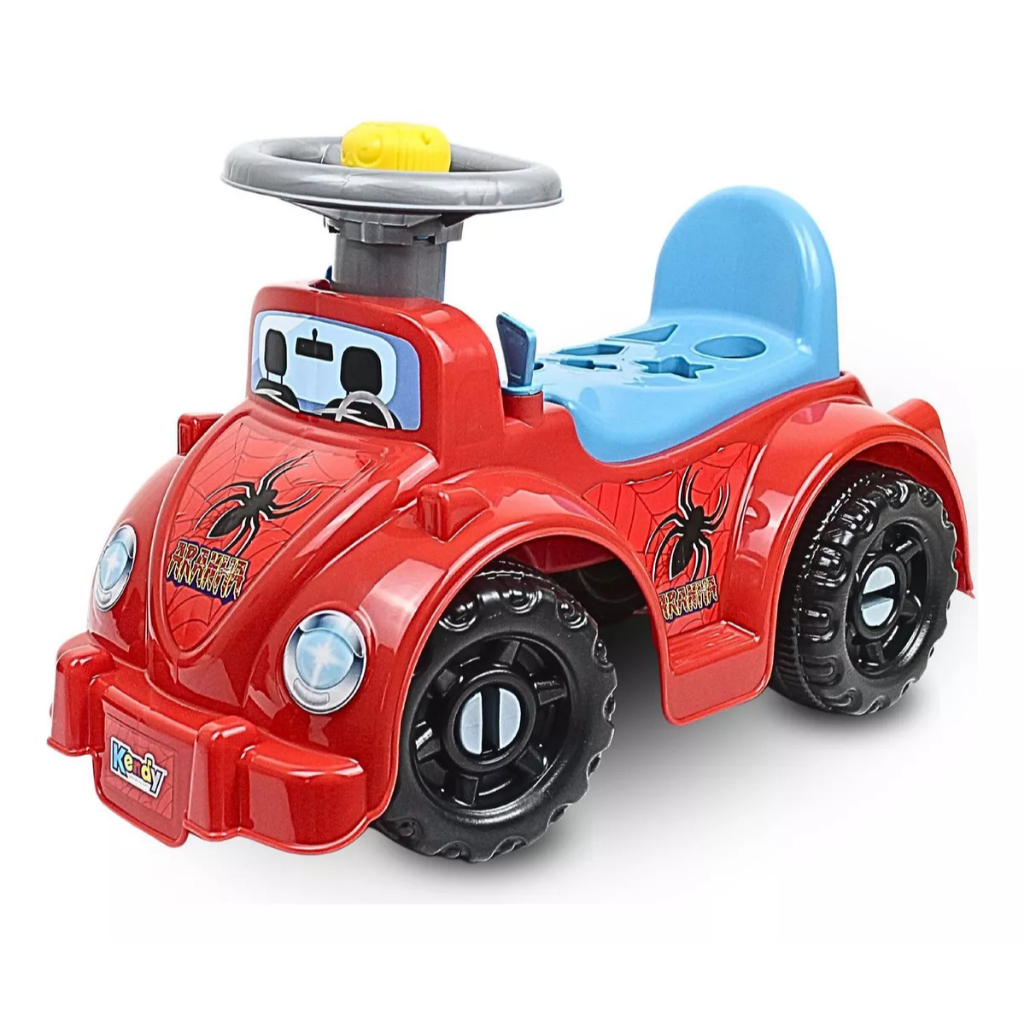 Andador Quadrículo Vermelho Aranha - Educativo e Divertido! Com pcs Geometricas - Totoka Motoca em Oferta na Shopee