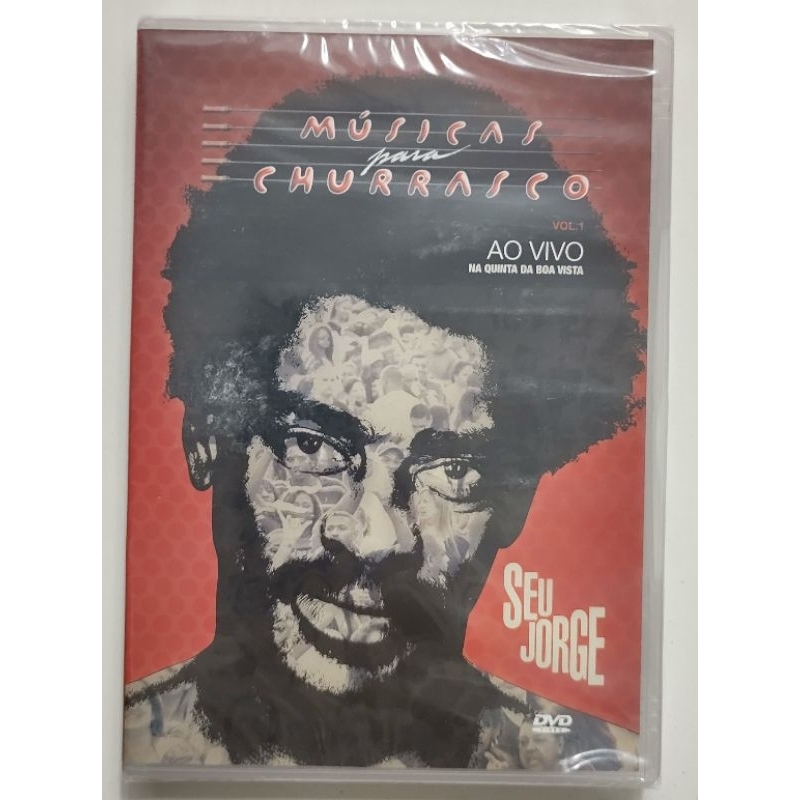 DVD - SEU JORGE - ( MÚSICAS PARA CHURRASCO VOL.1 ) - AO VIVO NA QUINTA DA BOA VISTA