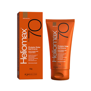 Protetor Solar Facial Heliomax Efeito Base Toque Seco Fps70 Cor MÉDIO ESCURO 50g em Oferta na Shopee