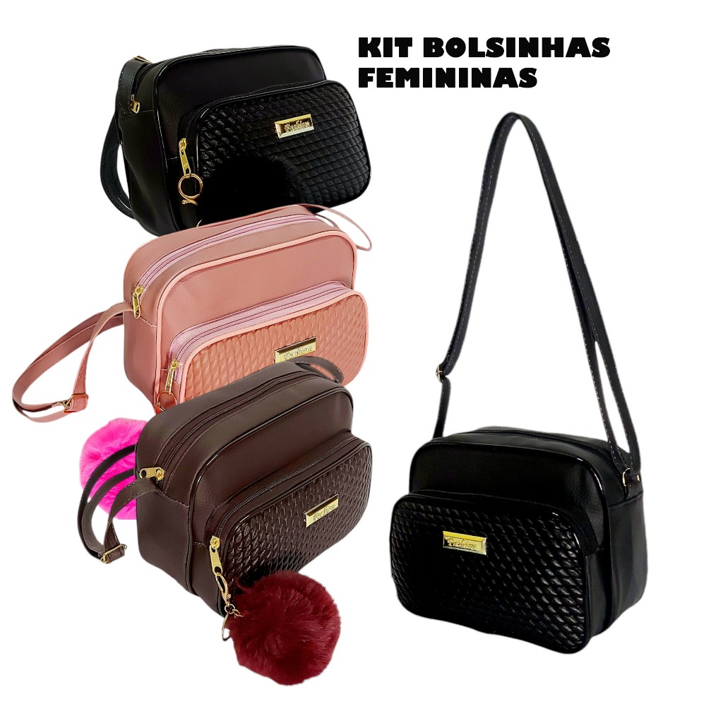 Kit 5 e 10 Bolsinhas Femininas Para Revendas Super Promoçao
